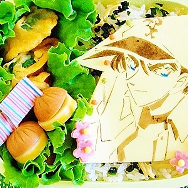 服部平次☆名探偵コナン弁当＆パン♪さぶまり～ん