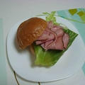黒胡椒ハムのサンドイッチ（Sandwich with Black Pepper Ham）