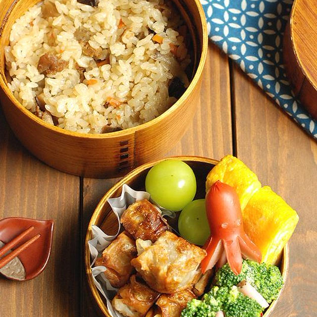 【男子高校生】博多名物かしわ飯弁当