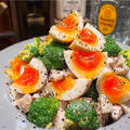 【レシピ】鶏ハムとブロッコリーの味玉サラダ