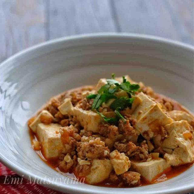 ＊タコス風麻婆豆腐＊水切り不要！丼にも◎﻿