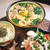 ■晩ご飯【簡単に肉うどんと蕗味噌ご飯や大根サラダ】頂き物のお野菜活用です♪