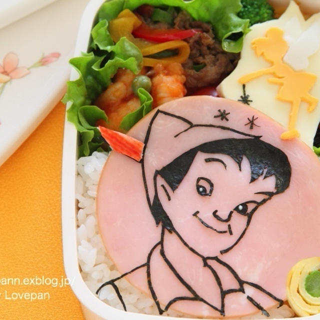 ピーターパンとティンカーベル弁当
