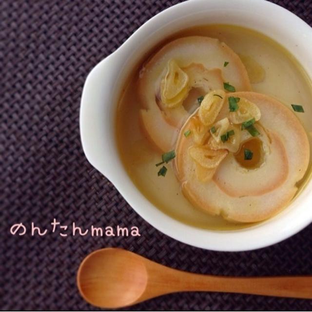 簡単！食べてキレイになるスープ　　　〜Fucotta〜（お麩とガーリックのスープ）