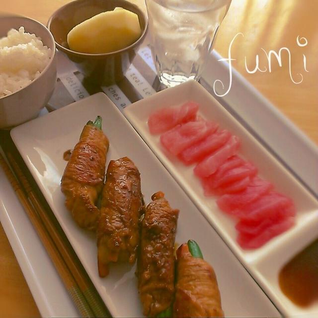 お一人様夕飯(^^;)