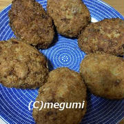 昔懐かしい豚ひき肉でメンチカツ