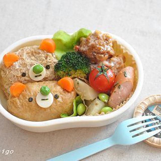 【連載】レシピブログ「くまちゃん稲荷のお弁当」