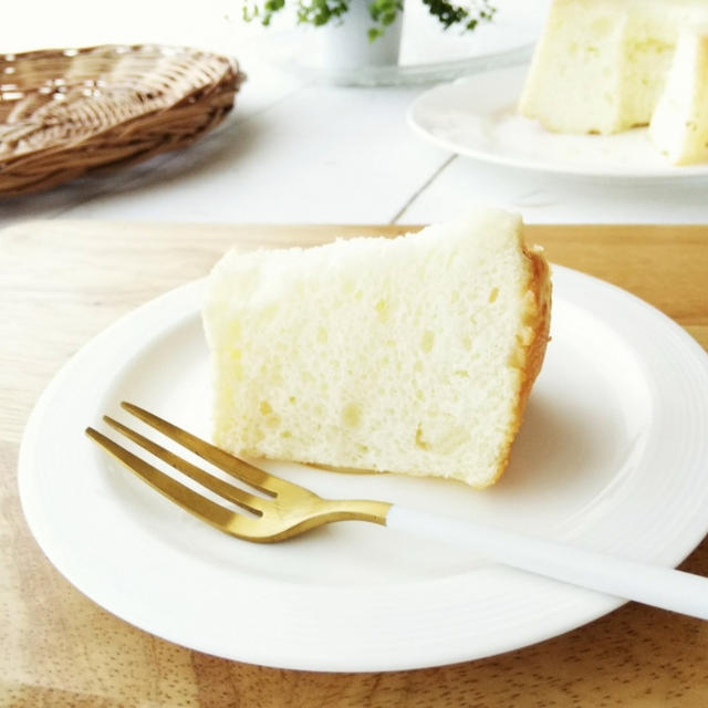 １２cmのエンゼルシフォンケーキ By Anさん レシピブログ 料理ブログのレシピ満載