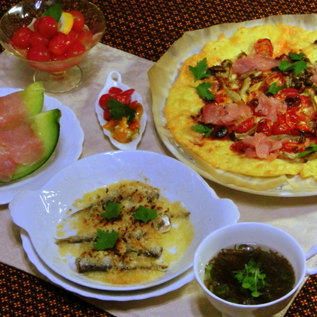 焼きパプリカの塩麹オイル漬け♪♪