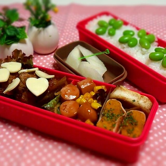 ハンバーグ弁当♪