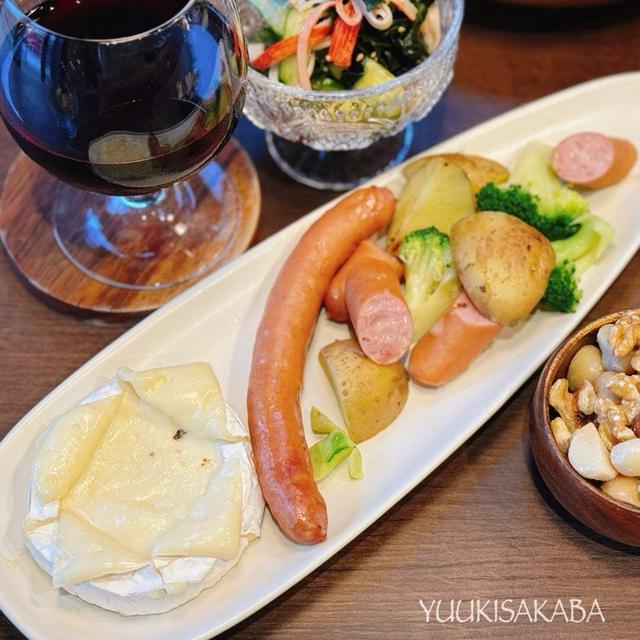 電子レンジで簡単お手軽！好きなものを並べて、ワインのお供に！おしゃれなおつまみ！