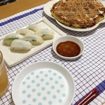 お好み焼き。