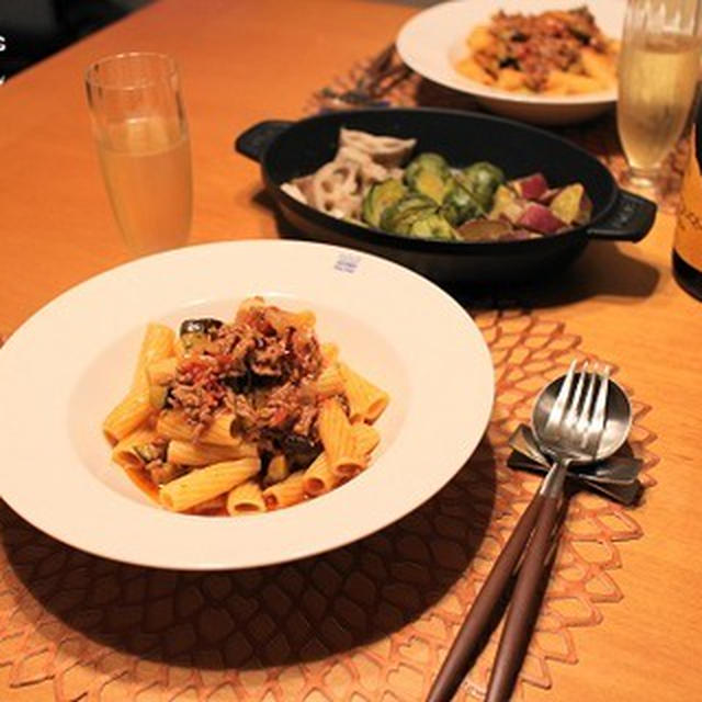 パスタ番長の『茄子ミートパスタ』な夜。