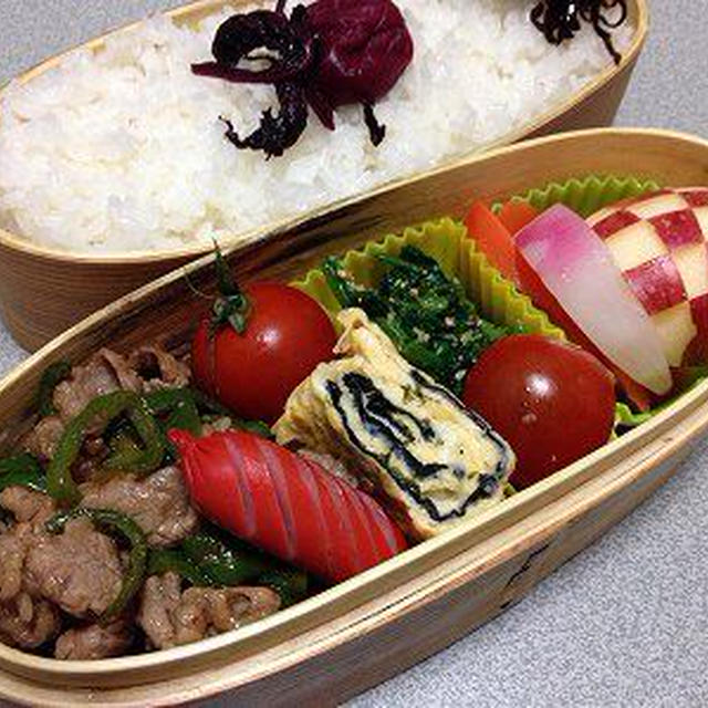 チンジャオロース弁当