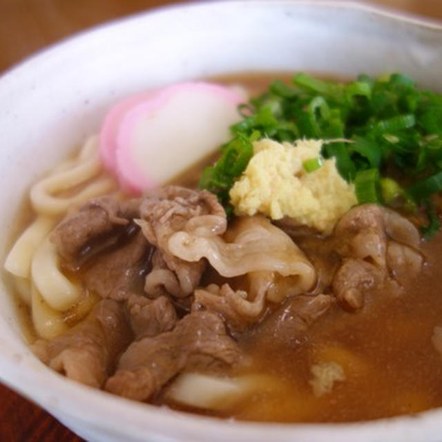 餡かけ肉うどん／スリランカカレー