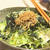 ごま油と韓国海苔の相性抜群！　カリカリおじゃこのチョレギサラダ　　　＆リゾート気分♪　屋上BBQ見～つけた！