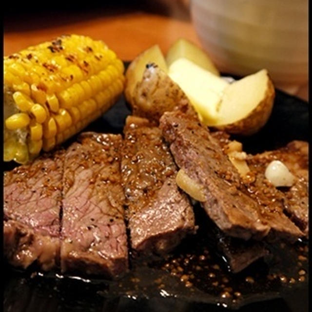 ホットプレートdeサーロイン*ステーキ～♪