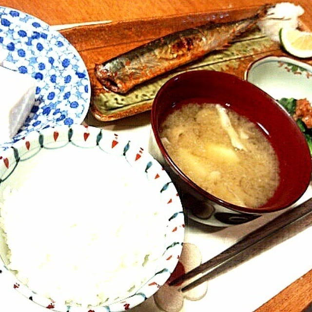 サンマのピリ辛焼き
