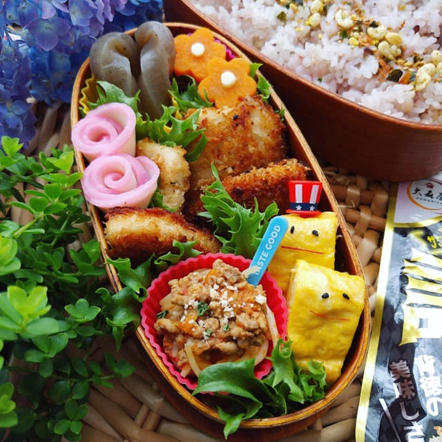 罪悪感いっぱいなお弁当...