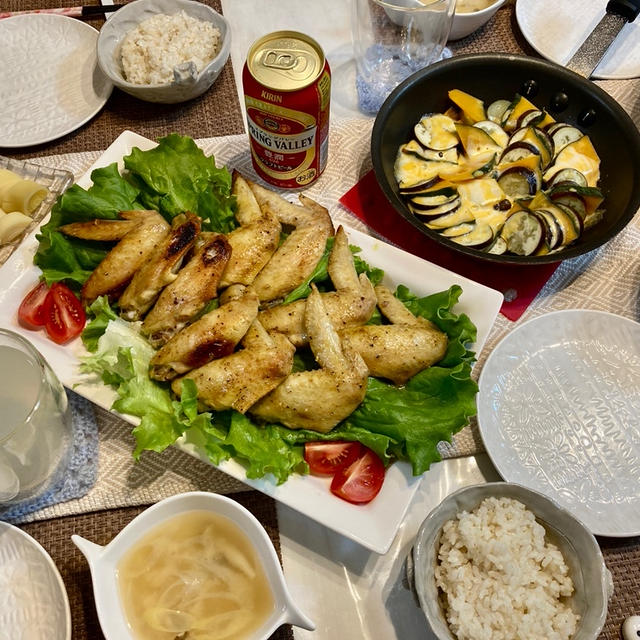 【ガブリと食べたい】鶏手羽のガーリックカレーグリルはもみこんで焼くだけ