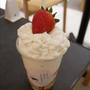 おこっぺミルクスタンドのいちごショートケーキパフェ