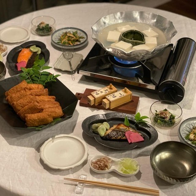 湯豆腐といなり寿司と魚の西京漬の夜ごはん ＆楽天SSタイムセールでソーセージを買いたい