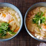 湯気がたつメニューはご馳走だね（笑）～落とし玉子の味噌にゅう麺～