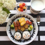 昆布おにぎりさんのモーニングプレート〜シロコロの聖地巡礼～