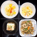 筑前煮、冷奴他の弁当