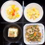 筑前煮、冷奴他の弁当