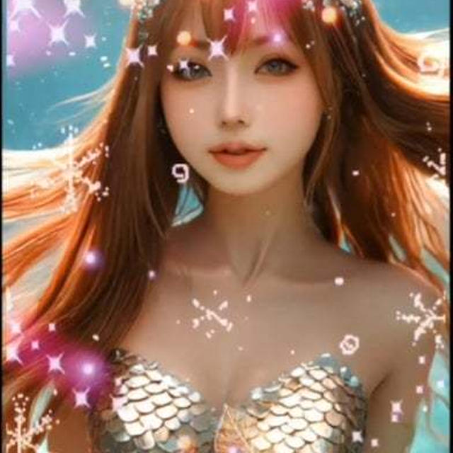 TikTok　で流行ってる　マーメイド　人魚