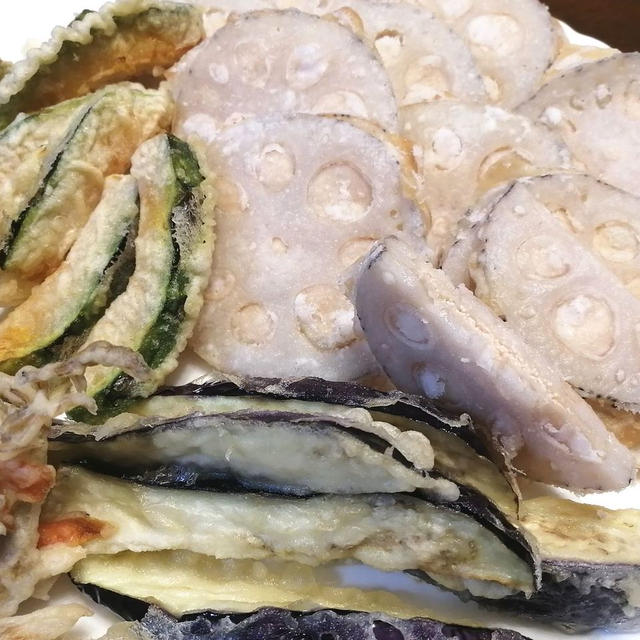 工夫の天ぷら「納豆の磯部揚げ」「ワンタン皮はさみ揚げ」失敗の無い「かき揚げ」