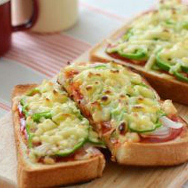 ヴィーガンシュレッドチーズトースト。（アレルゲン原料不使用）