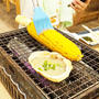 【磯丸水産☆とうもろこしを焼いたよ〜ヽ(=´▽`=)ﾉ】