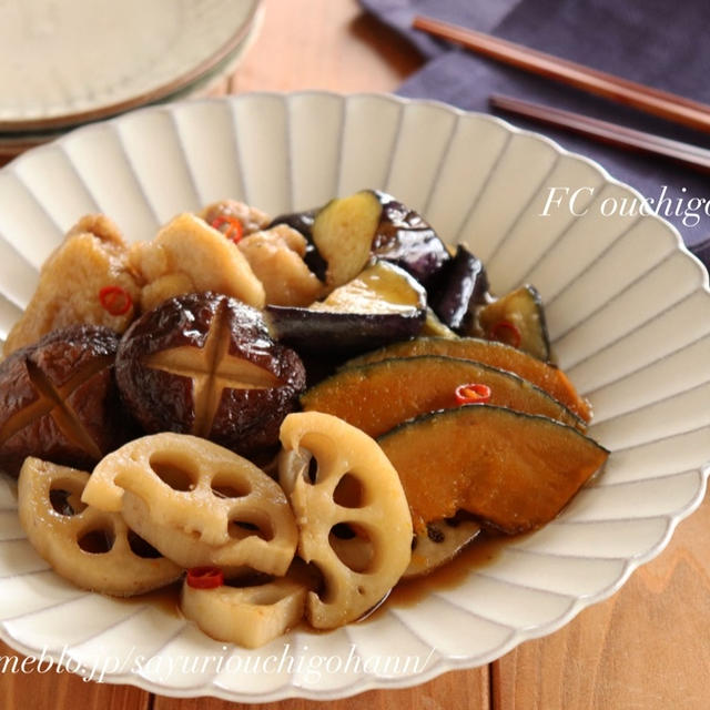 【レシピ】ミツカン　八方だしで作る♪鶏と秋野菜の揚げびたし