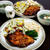 油淋鶏+サラミ炒飯+コップの練習