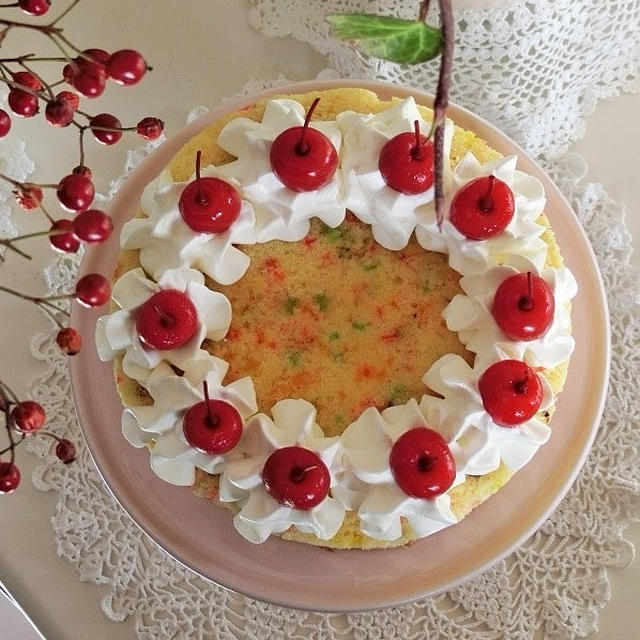 レシピ 楽々簡単 かわいいデコレーションケーキ クリスマスにもおすすめ By Bibiすみれさん レシピブログ 料理ブログのレシピ満載