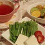 ☆今日の夕食：kiri ハーブ＆ガーリックチーズ＆ドーナツ☆