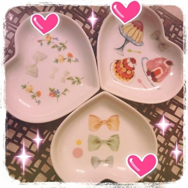 ポーセラーツ☆ハートのディッシュ☆