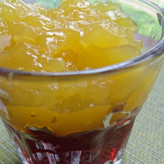 オレンジと紅茶のゼリー