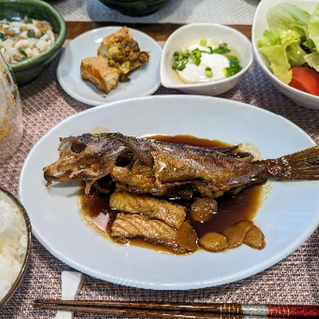 ガヤメバルの煮付け