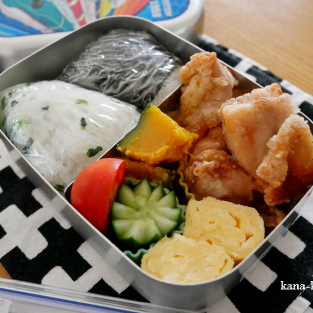 「どうしてもから揚げ！」のお弁当と、七夕制作