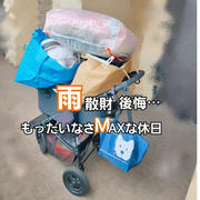 雨・散財・後悔…　もったいなさMAXな休日