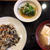 ひじきご飯にひじきの玉子焼き