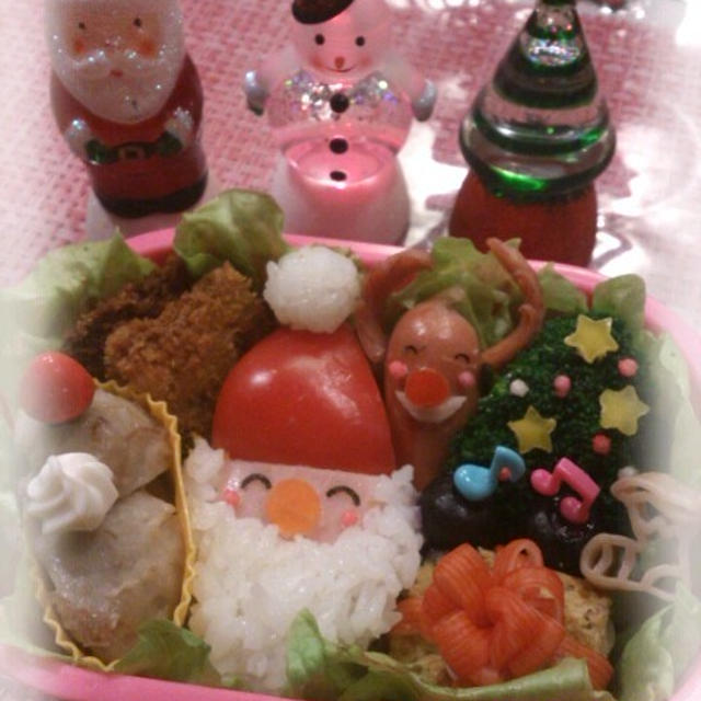 サンタクロース☆クリスマス弁当♪