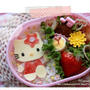 キティちゃんのお弁当★桜と公園と入学用品