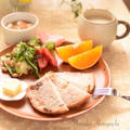 【簡単レシピとレポ】幸せな朝食〜お土産で頂いた商品づくし〜