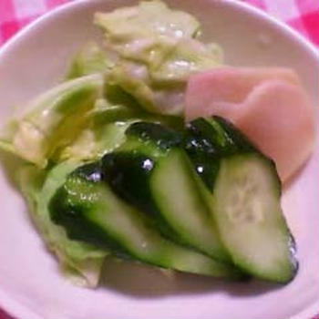 秋の夜長にホッとする～ぅ　簡単浅漬け