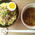 作り置きの肉味噌を使って、ピリッと辛い、つけ麺