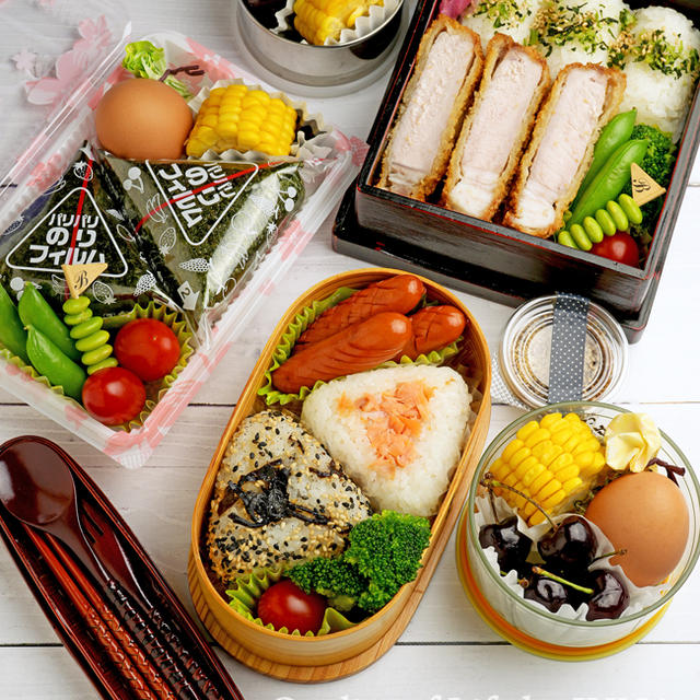 お弁当講座その5　ピンチの時のおにぎり弁当